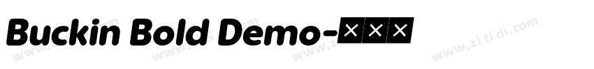 Buckin Bold Demo字体转换